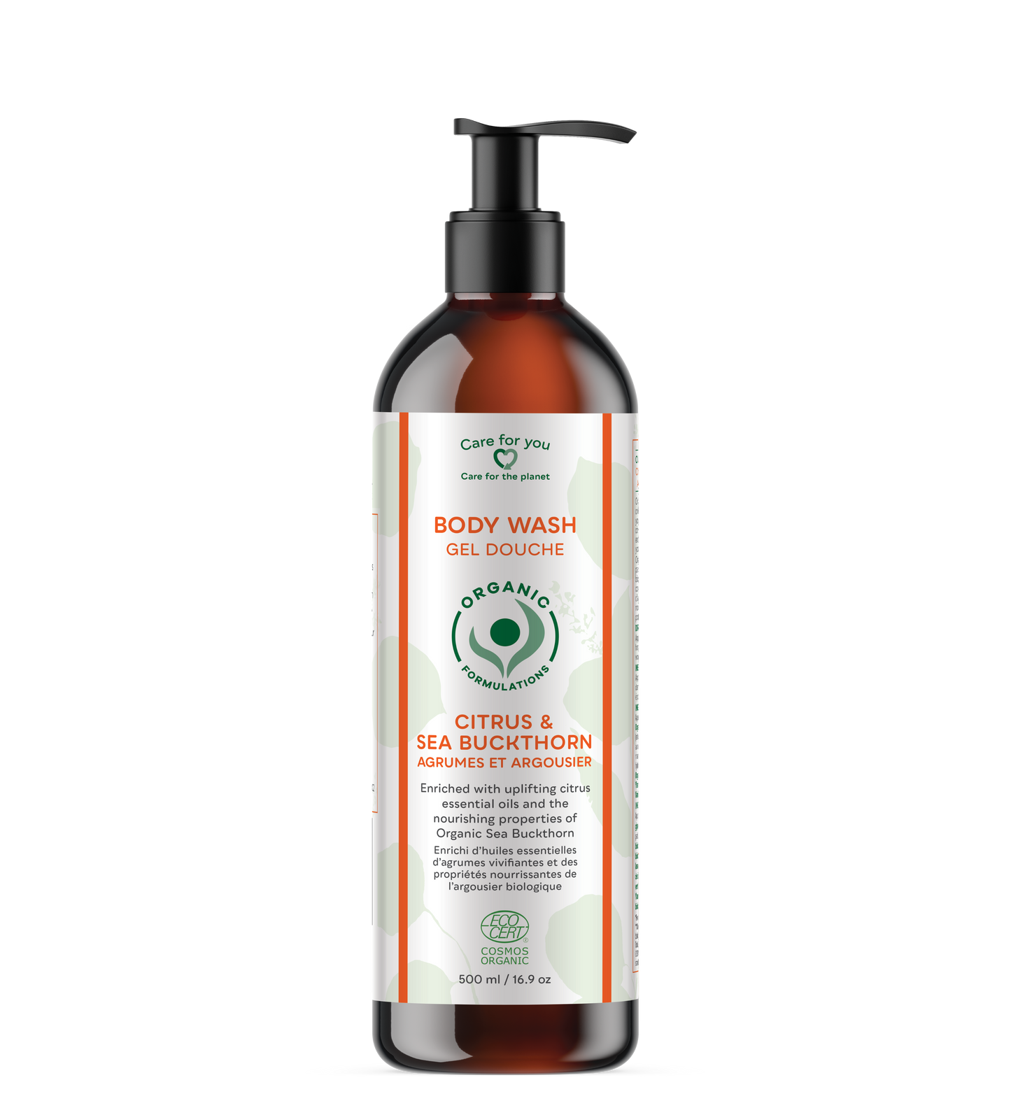 Organic Body Wash - Citrus & Sea Buckthorn(500ml)