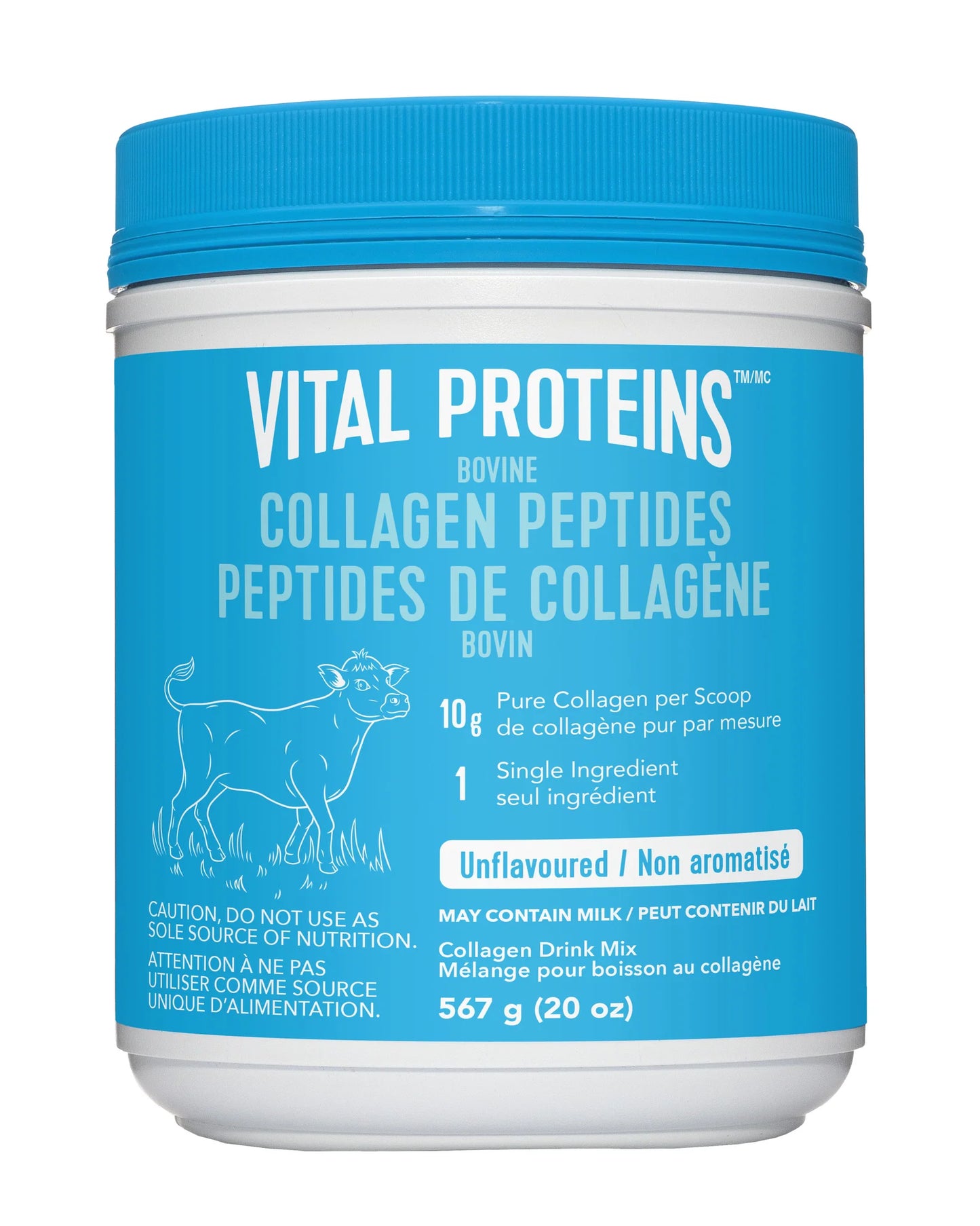 Bovine Collagen Peptides - Unflavored (567g)