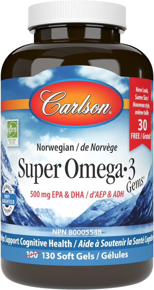 Carlson Super Omega-3-130 softgales