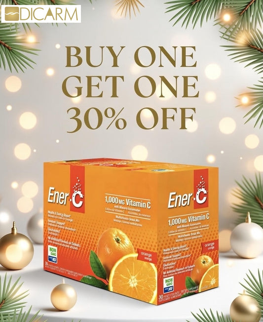 Ener-C Vitamin C: Holiday BOGO Deal: Buy One, Get 2nd One 30% Off! Add 2 to cart to save 🎄