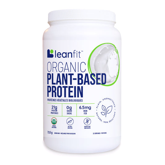 Leanfit ORGANIC PLANT-BASED PROTEIN™- Plain Unsweetened 715g