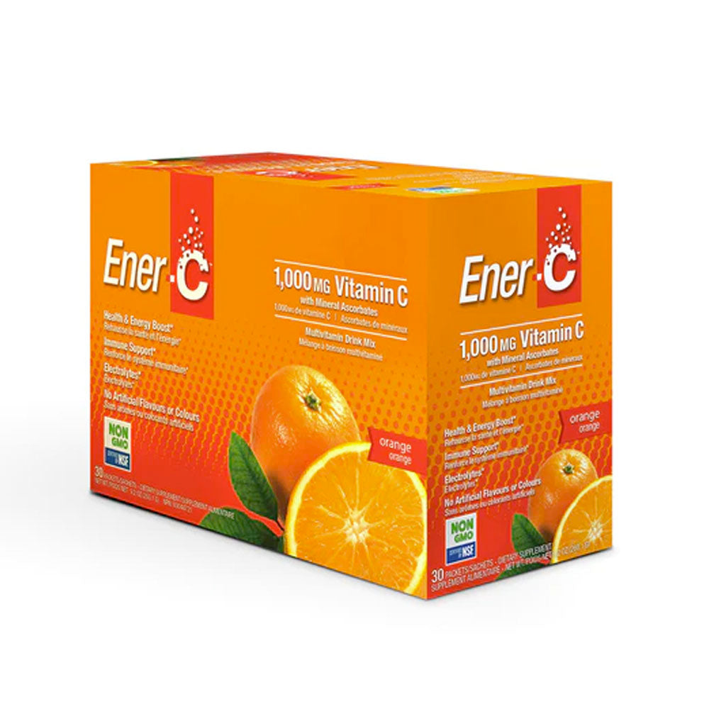 Ener-C Orange-Multivitamin drink mix - 1000 mg Vitamin C -30 Packets