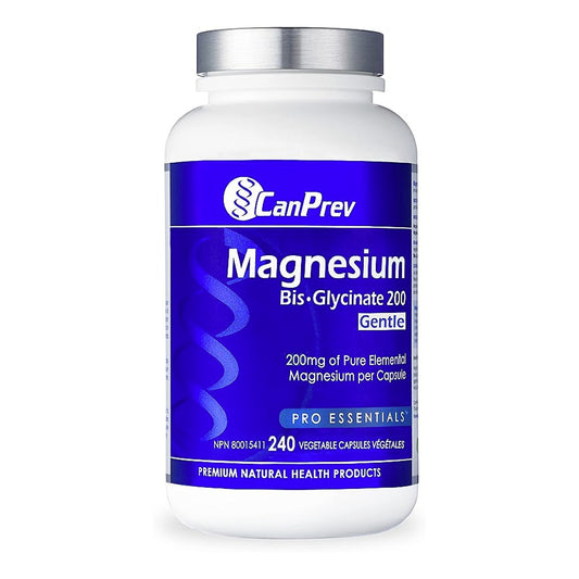 CanPrev Magnesium Bis-Glycinate 200 Gentle 240Cap