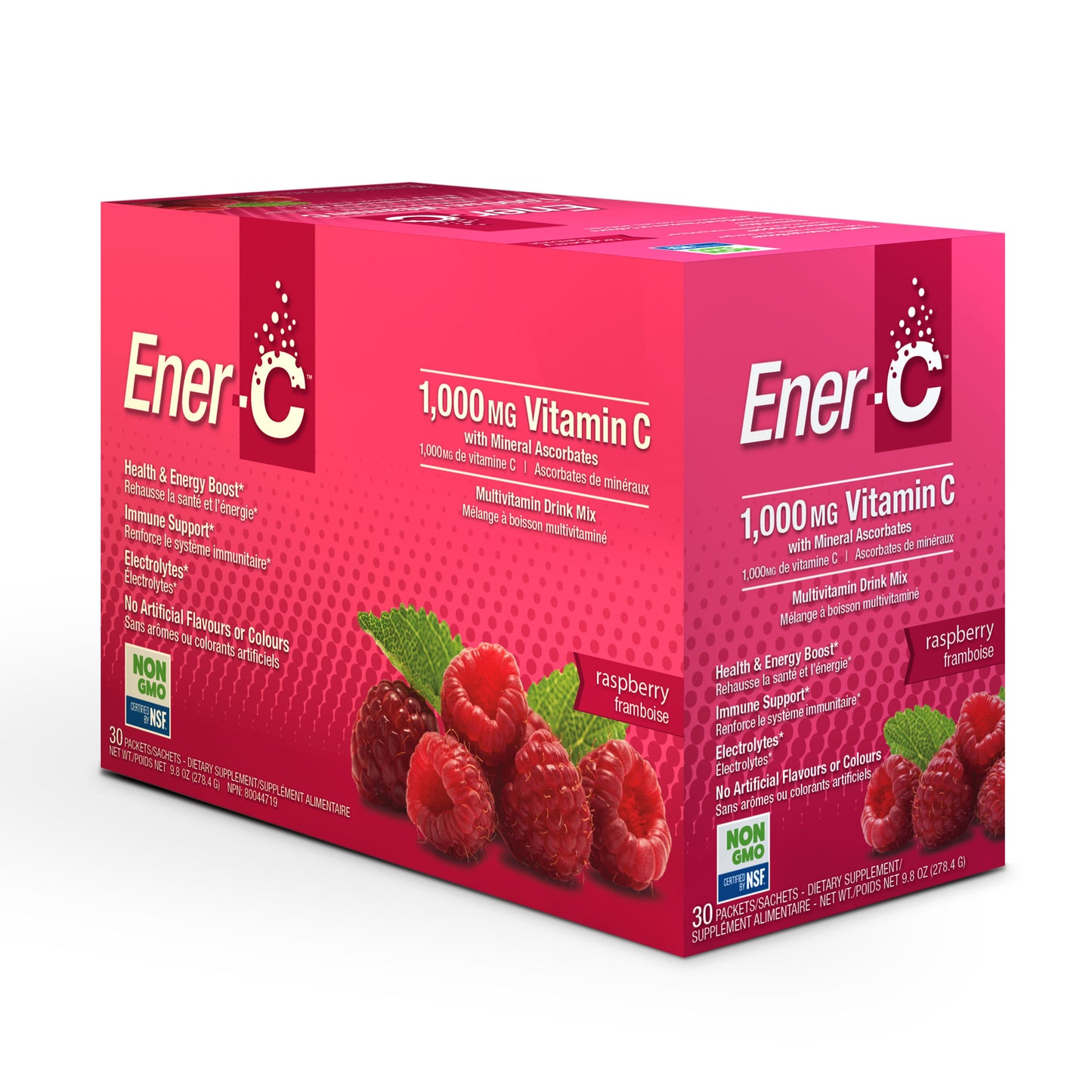 Ener-C Raspberry-Multivitamin drink mix -1000 mg Vitamin C -30 Packets