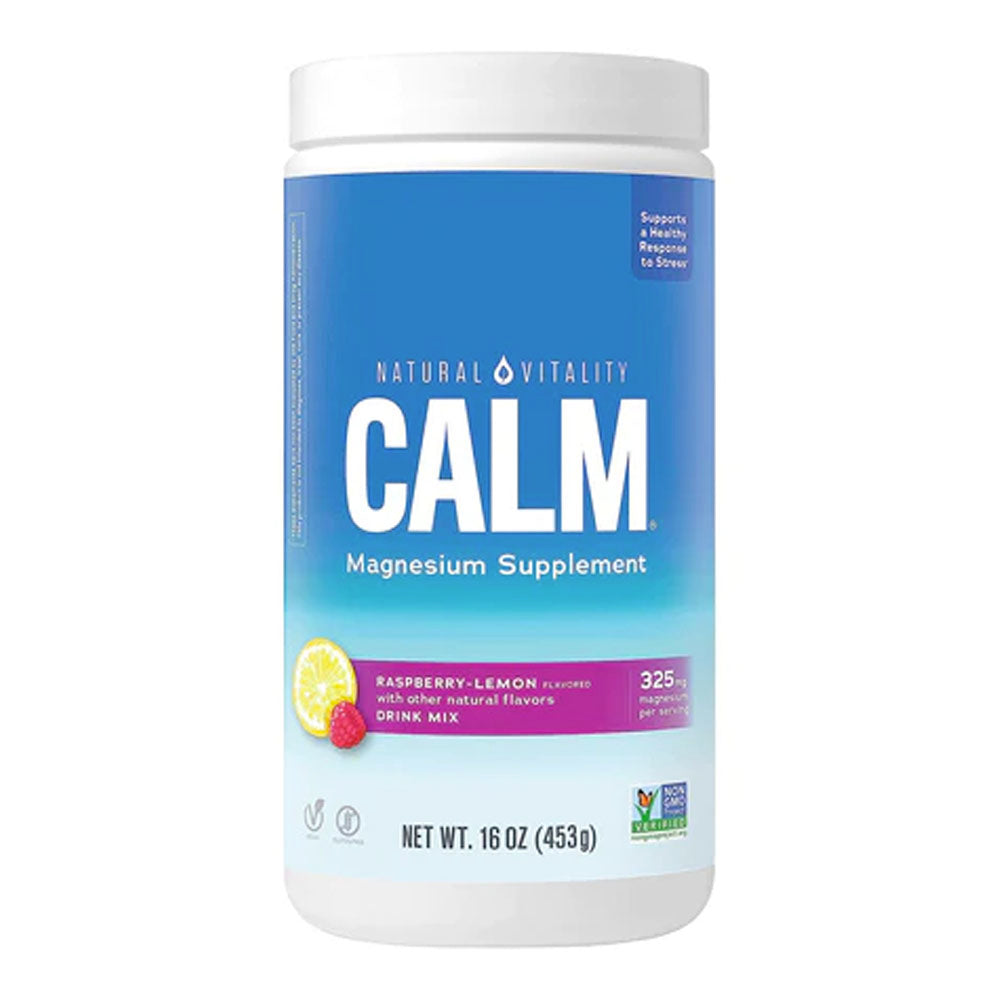 Natural Calm Magnesium - Raspberry Lemon 452g