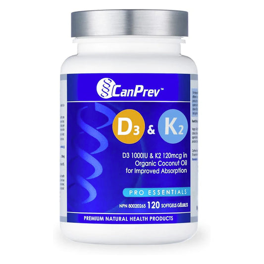 D3 & K2 Softgels (120 softgeles)