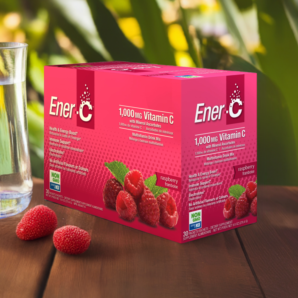 Ener-C Raspberry-Multivitamin drink mix -1000 mg Vitamin C -30 Packets